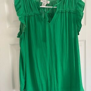 Rachel Zoe Emerald Green Blouse